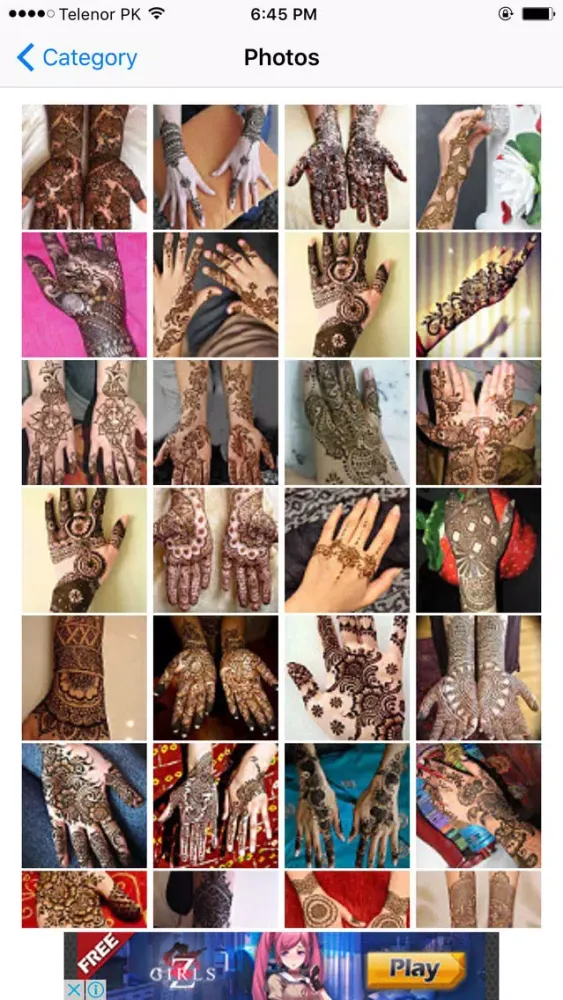 Captures d'écran de Mehndi Designs Henna نقش حناء
