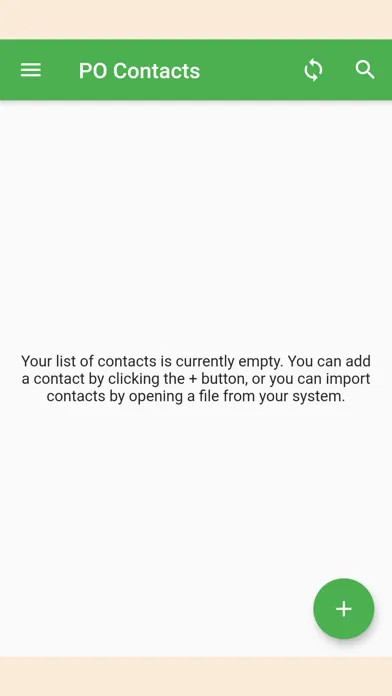 PO Contacts Ekran Görüntüleri