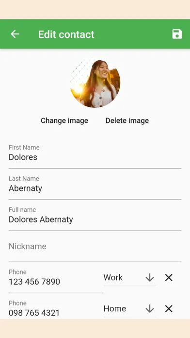 PO Contacts Ekran Görüntüleri