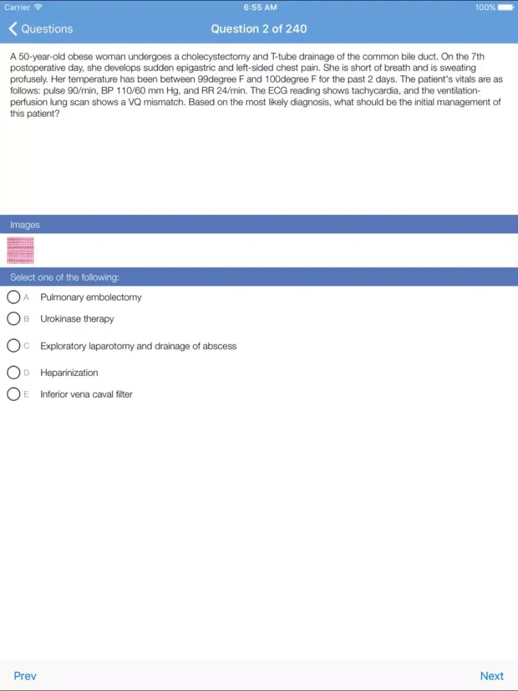 Internal Medicine Practice Exa iPad  স্ক্রিনশট