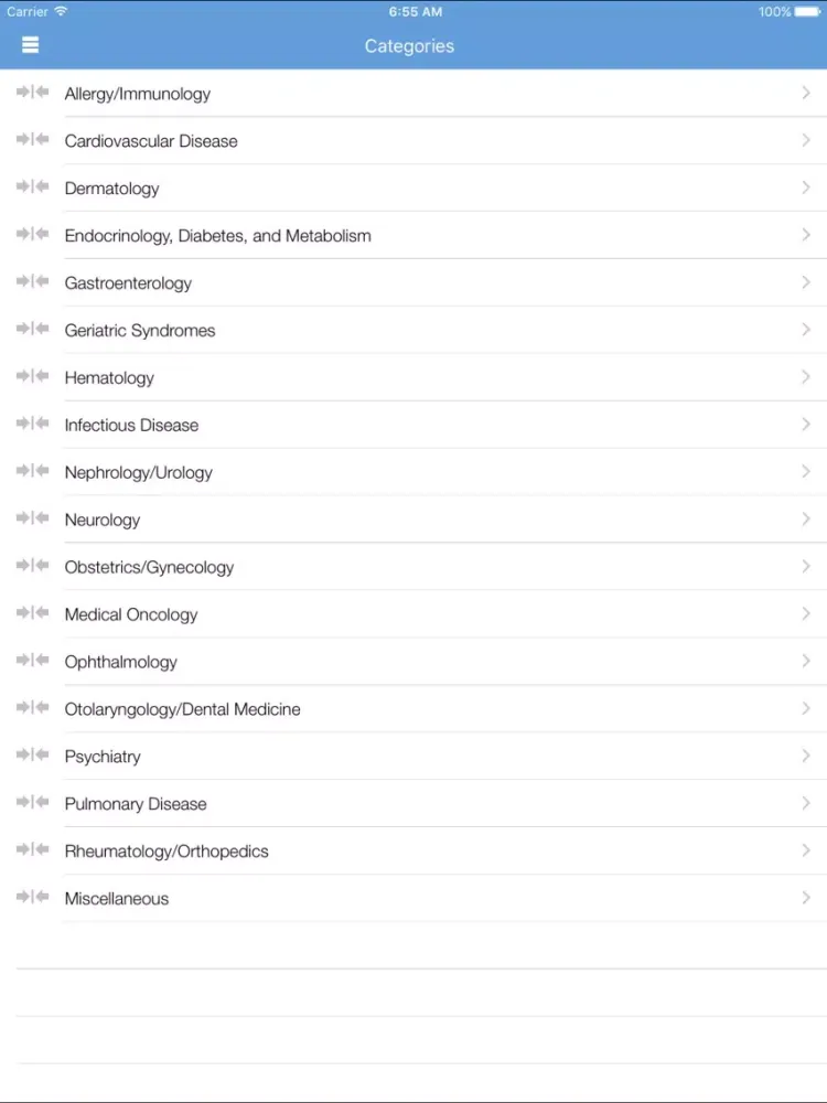 Internal Medicine Practice Exa iPad  স্ক্রিনশট