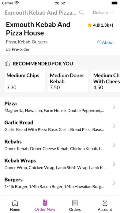 Exmouth Kebab And Pizza House Screenshots