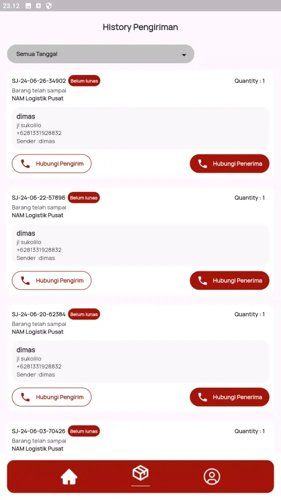 Nam Logistik应用截图