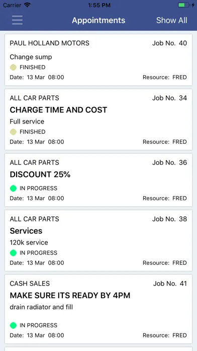 Zrzuty ekranu Beyond Field Services