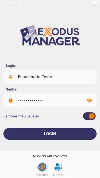 Exodus Manager Screenshots