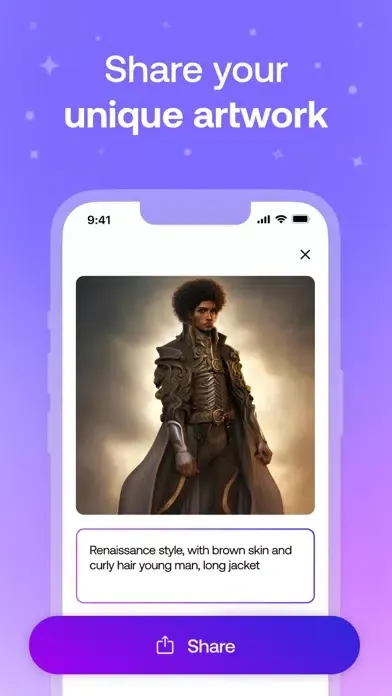 Ảnh chụp màn hình của Artist - AI Image Generator