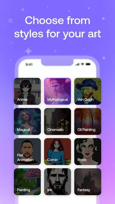 Ảnh chụp màn hình của Artist - AI Image Generator