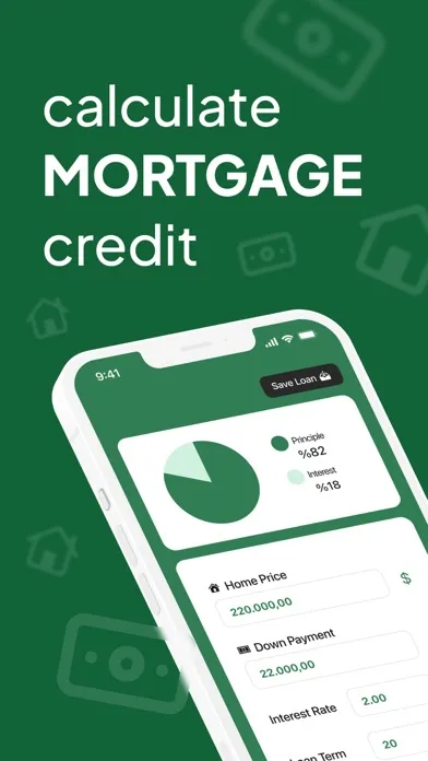 Tangkapan skrin Mortgage Calculator Financier