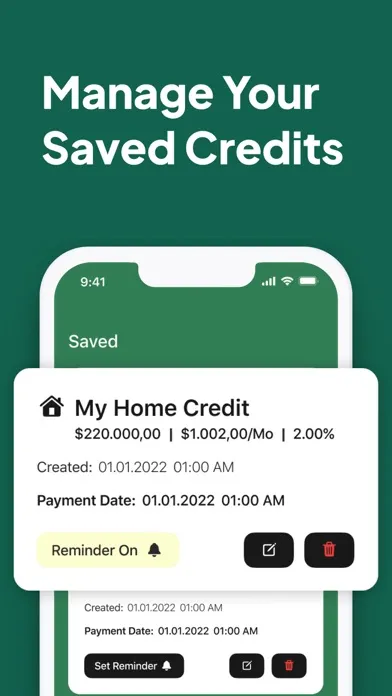 Tangkapan skrin Mortgage Calculator Financier
