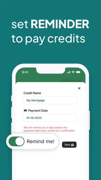 Tangkapan skrin Mortgage Calculator Financier