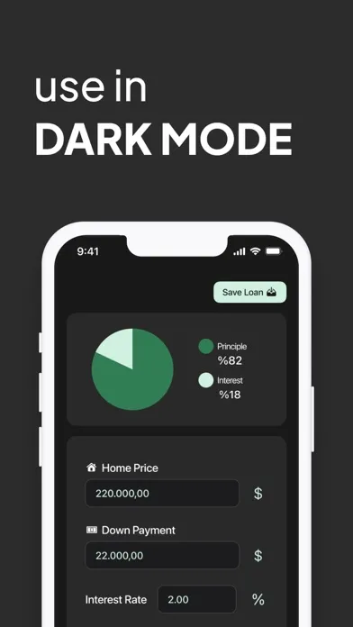 Tangkapan skrin Mortgage Calculator Financier