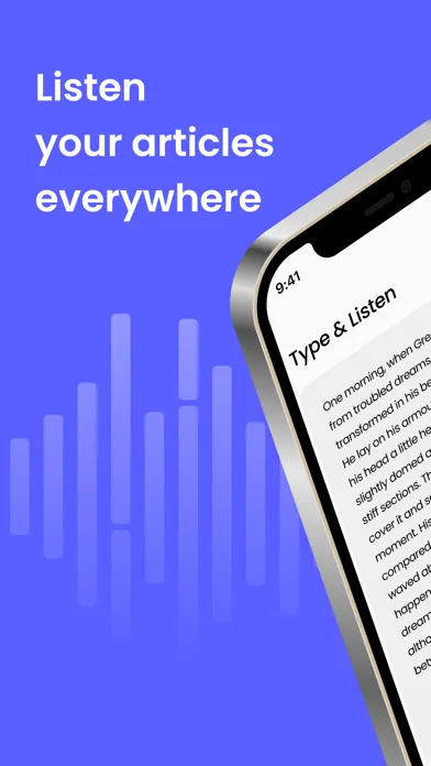 Tpeech: Read Text Aloud & TTS سکرین شاٹس