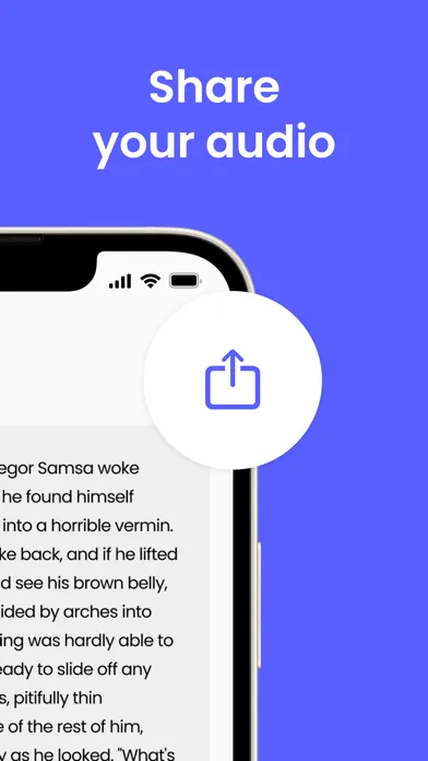 Tpeech: Read Text Aloud & TTS سکرین شاٹس