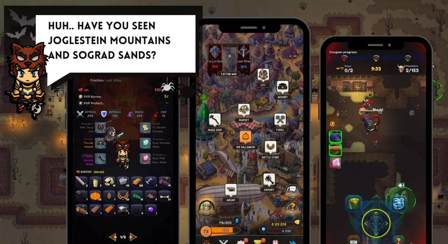 Ảnh chụp màn hình của Exoria Online Idle MMORPG