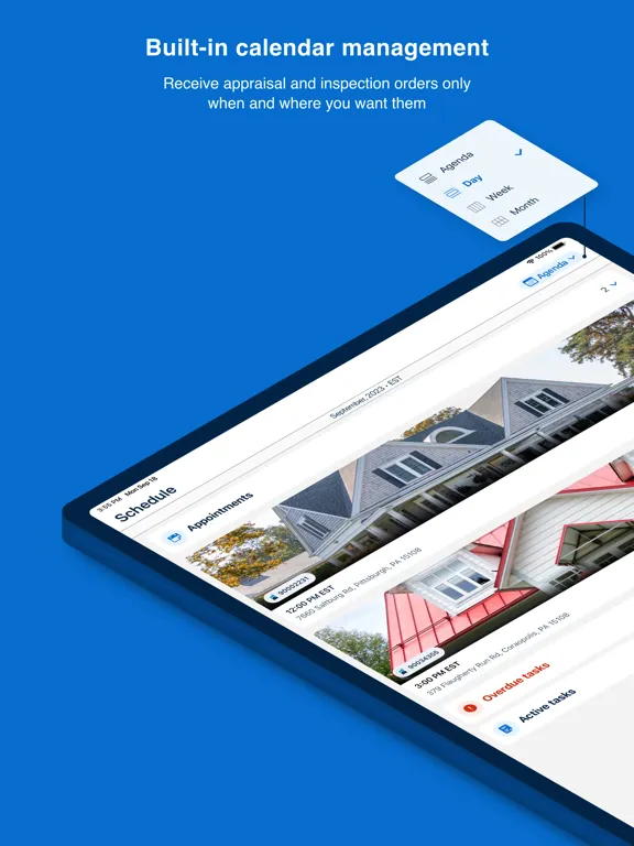Tangkapan layar EXOS Valuations iPad 