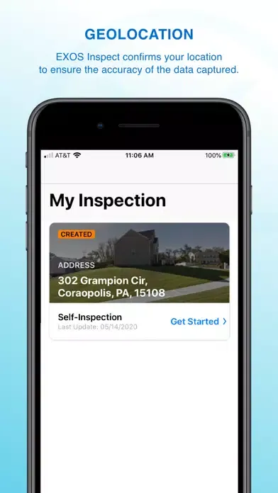 Ảnh chụp màn hình của EXOS Inspect
