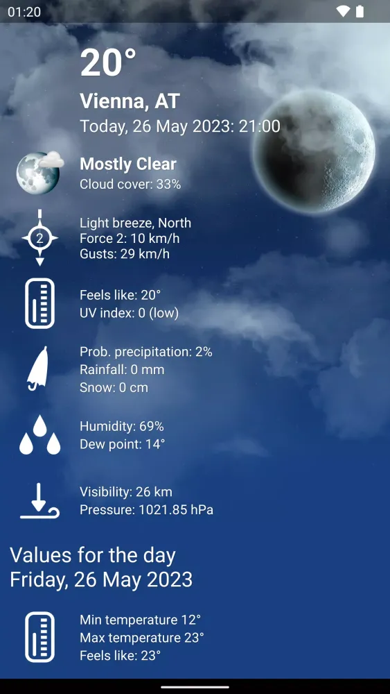 Weather XL स्क्रीनशॉट