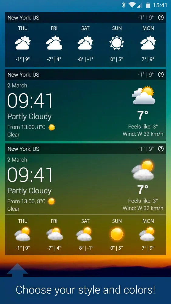 Ảnh chụp màn hình của Weather Switzerland XL PRO