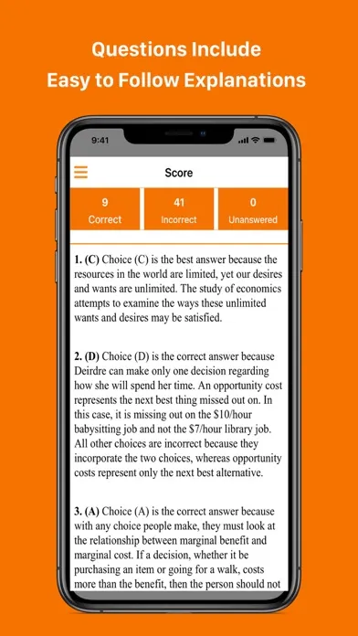 AP Microeconomics Questions Screenshots