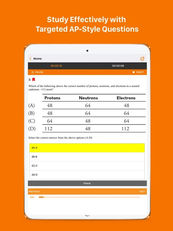 AP Chemistry Exam Questions iPad  سکرین شاٹس