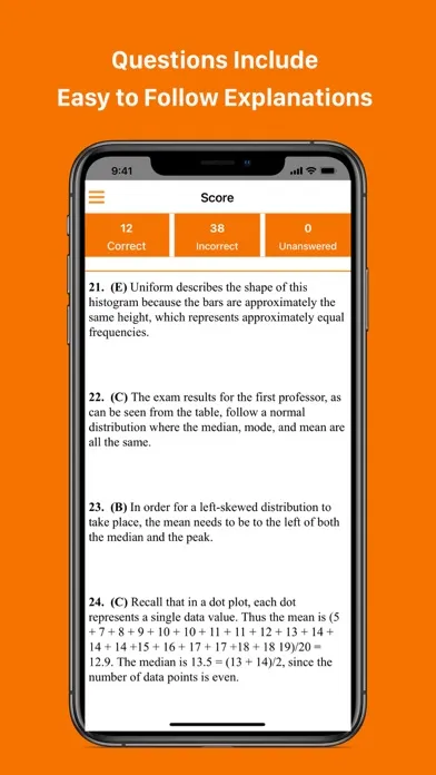 AP Statistics - AP Test Prep Screenshots