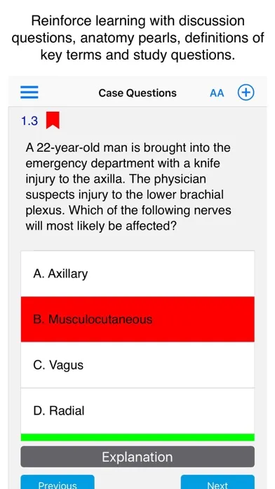 Case Files Anatomy 3e - USMLE स्क्रीनशॉट