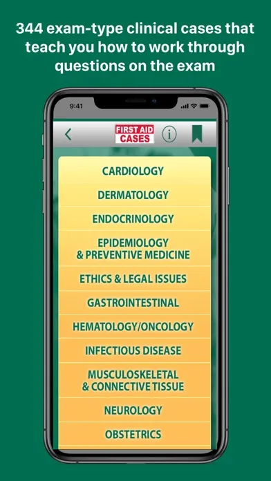 Tangkapan layar First Aid Cases USMLE Step 2CK