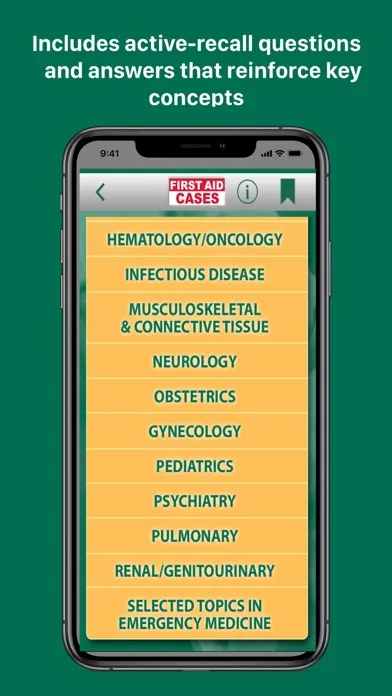 Tangkapan layar First Aid Cases USMLE Step 2CK