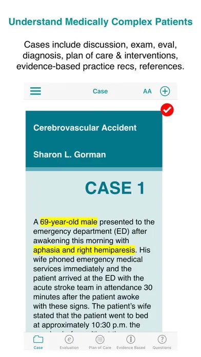 Acute Care PT Case Files स्क्रीनशॉट