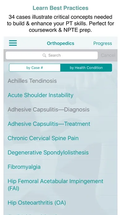 Orthopedics Physical Therapy 스크린샷