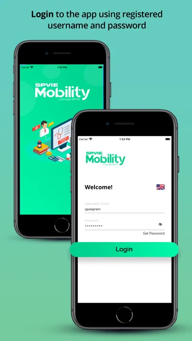 SPVIE Mobility Screenshots