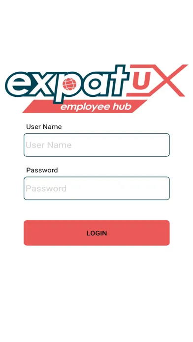 Tangkapan layar ExpatUX - Employee Hub