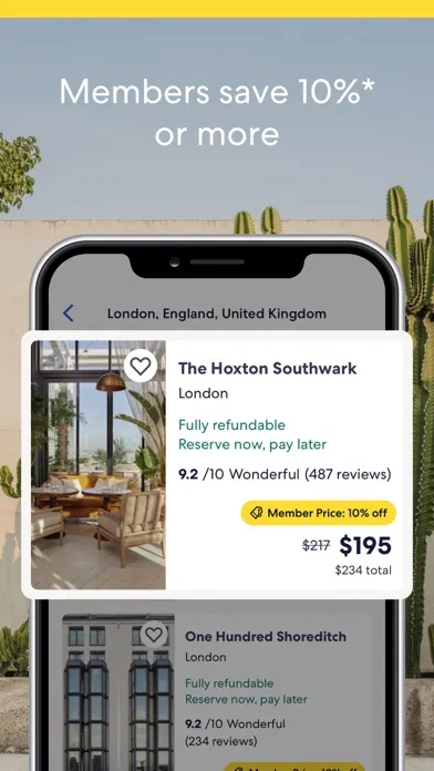 Captures d'écran de Expedia: Hotels, Flights & Car