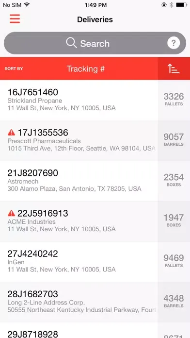 Скриншоты Expeditors Service Providers