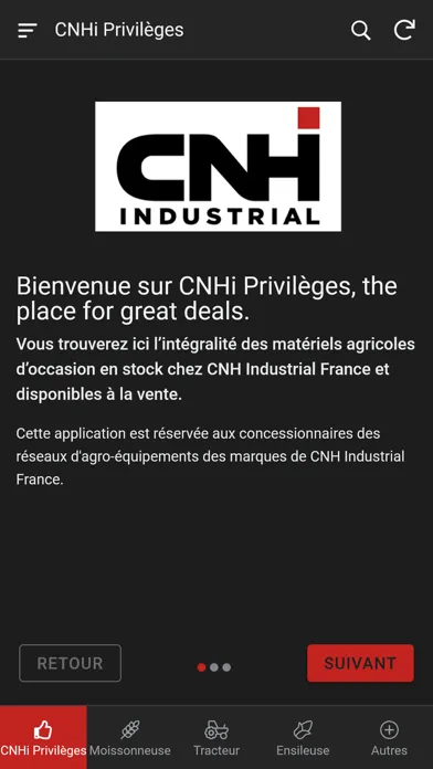 CNHi Privilèges Screenshots