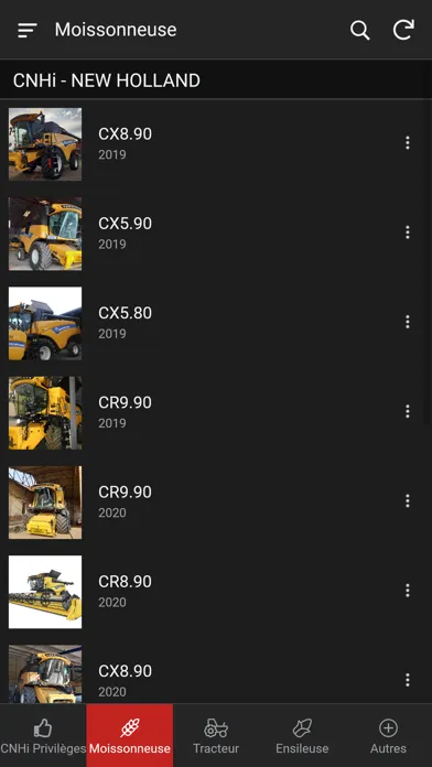CNHi Privilèges Screenshots