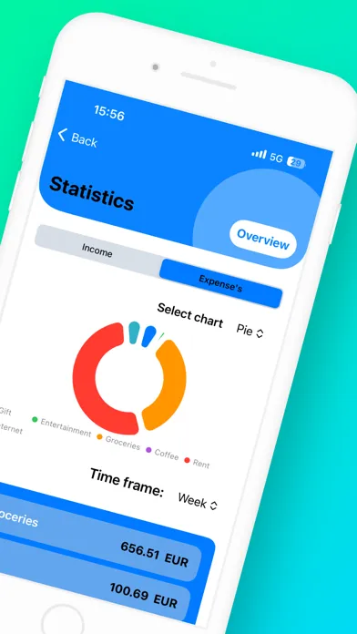Zrzuty ekranu Expense Buddy Pro