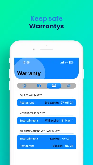 Zrzuty ekranu Expense Buddy Pro