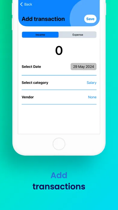 Zrzuty ekranu Expense Buddy Pro