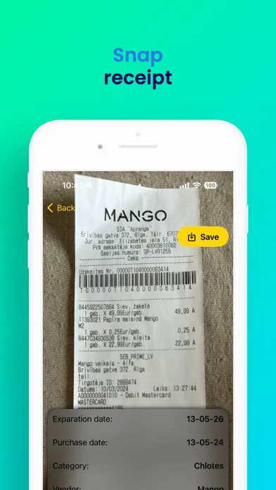 Zrzuty ekranu Expense Buddy Pro