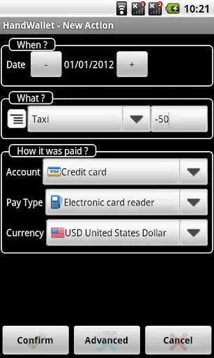 Expense Tracker Recorder Screenshots