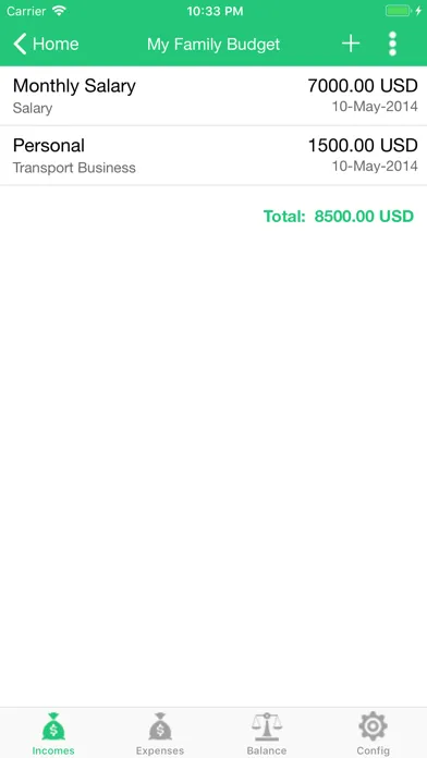 Capturas de pantalla de My Xpense - incomes & expenses