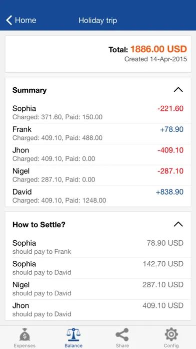تصاویر Group Xpense - track & split