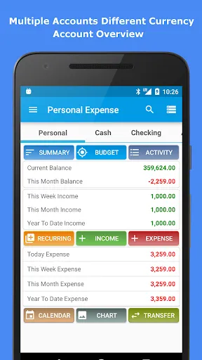 Expense Manager Screenshots
