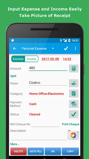 Expense Manager Screenshots