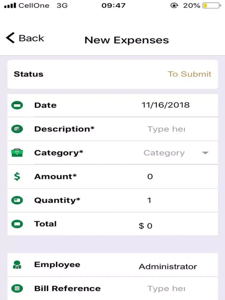 Expense Tracker iPad  Screenshots