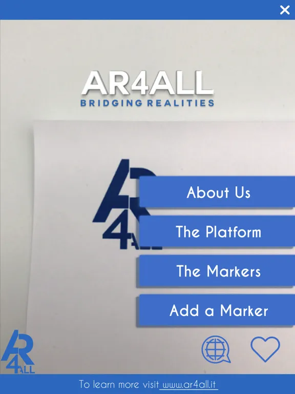 Ar4all iPad  Screenshots