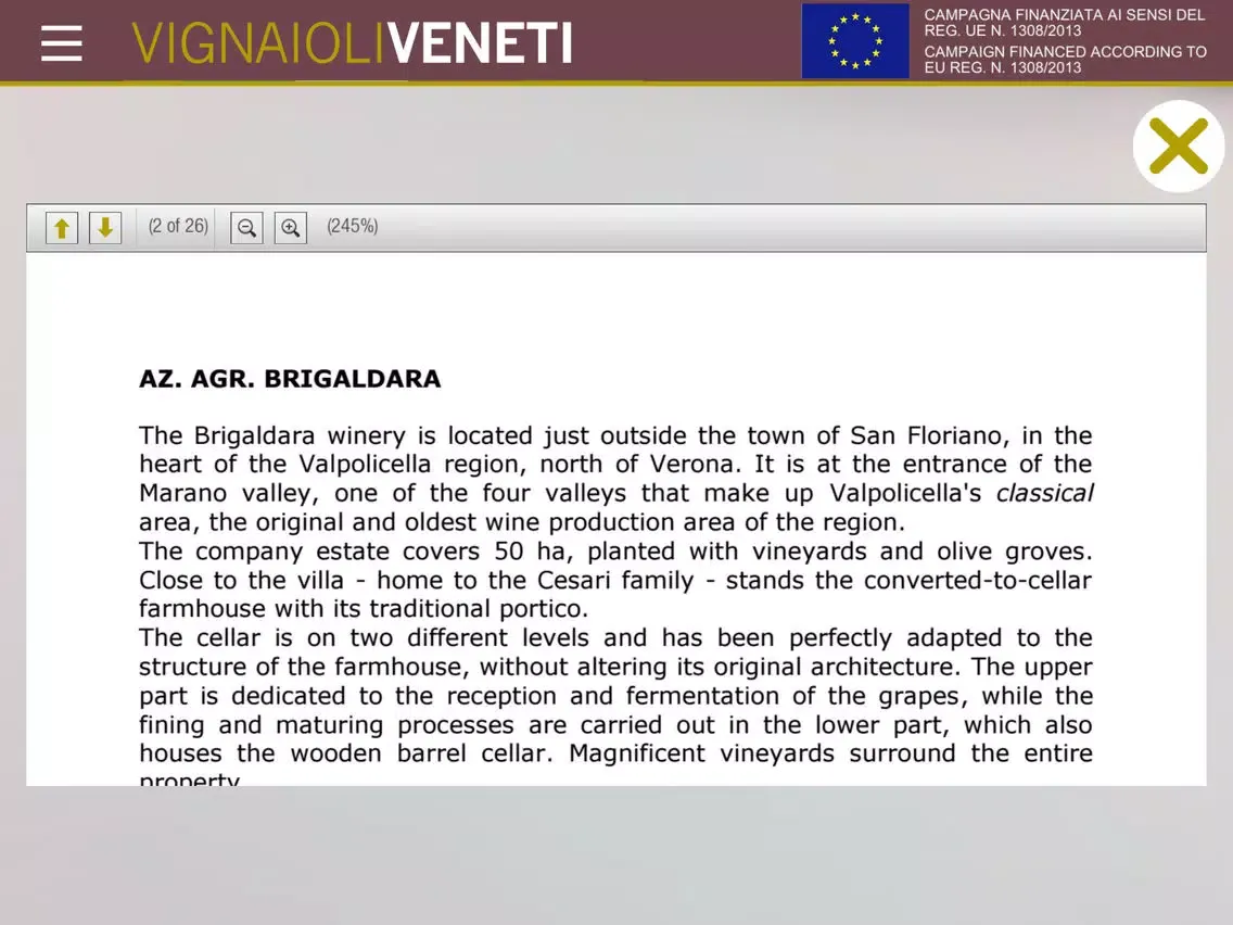 VIGNAIOLI VENETI iPad  سکرین شاٹس