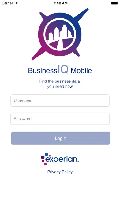 Screenshot di BusinessIQ Mobile