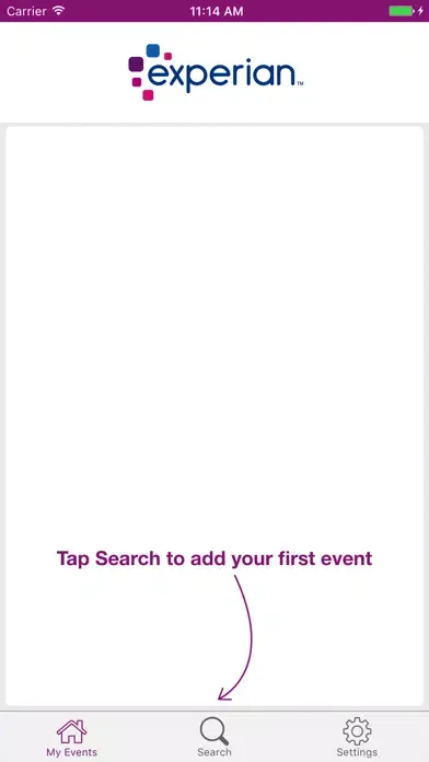 Experian Events 스크린샷
